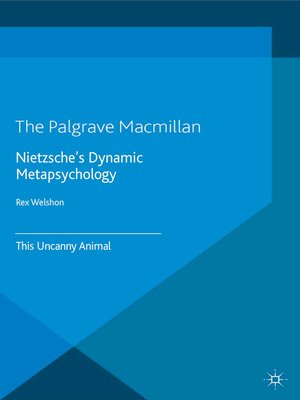 cover image of Nietzsche's Dynamic Metapsychology